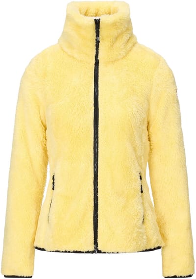 Nordberg Vest Evy yellow fleece zacht - maat S
