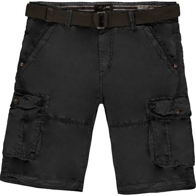 Cars Jeans Durras Short Cotton Black Maat: M | Korte Broeken Outlet | Heren | Zwart