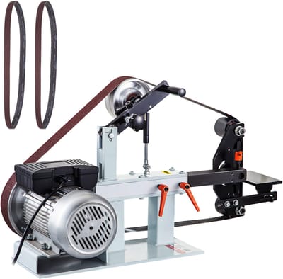 VEVOR Bandslijpmachine Schuurmachine 2"X82" 2hp Polijstmachine 1.5kw 3in1 Slijpschijf Ce Goedgekeurd