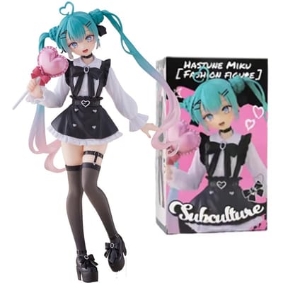 Hatsune Miku Desktop Schattig Actiemodel 18cm Mode Subcultuur Anime Figuur Kawaii Meisjesmodel Speeltje Cadeau