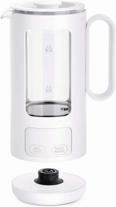 SCH® Waterkoker glas - Waterkoker - Wit- 15 cm x 13 cm x 21 cm