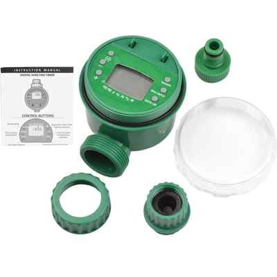 Lepmerk Minuterie d'arrosage automatique numérique programmée pour irrigation de jardin Fonctionne avec piles EU