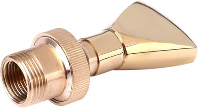 Waaiervormig Fonteinmondstuk van Messing voor Tuinlandschap en Waterornamenten, 10 x 5 cm