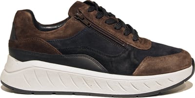 Solidus Ken sneaker bruin blauw (Maat - 7,5, Kleur - Bruin)