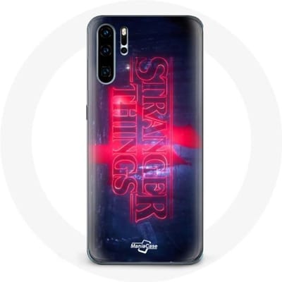 Case voor Huawei P30 Pro Stranger Things Logo Transparant Seizoen 4 Trailer 2022