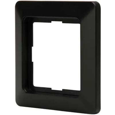 Sencys Afdekraam Ottawa 1-voudig Kunststof Mat-zwart - 8x10x1cm