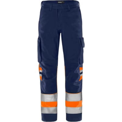 Hoog zichtbare werkbroek klasse 1 Fristads Green 2668 GPLU