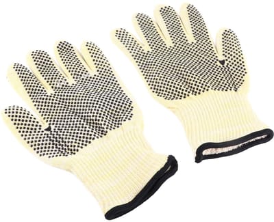 Dailygoods- Grillhandschoenen 800℃ Hittebestendig - BBQ-handschoenen - Vuurplaats - Oven - Buitenkoken - Aramidevezel/Siliconencoating - Ovenwanten