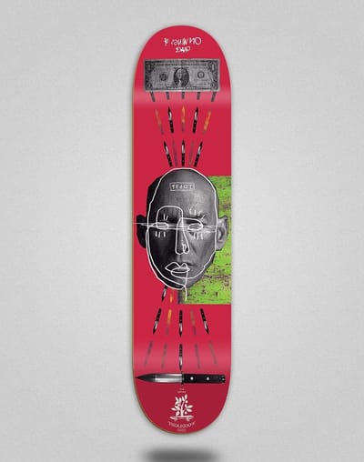 Houten Skateboard Deck - Plank - Buiten skateboarden - Degelijk ontwerp - 8.5 inch - Natuurlijk