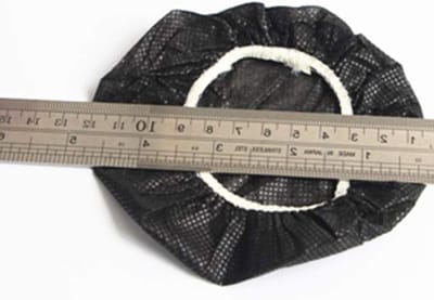 100 Stuks Vervangende Wegwerp Hoofdband Covers, 11 cm, Stretchy Hoofdtelefoon Beschermers, Oorkussens voor 9~10 cm Oortjes (Zwart)