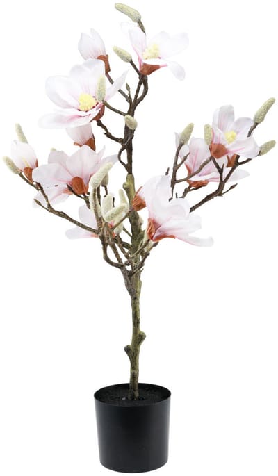 Kunstmatige Magnoliaboom Roze 74cm Kunstbloemdecoratie