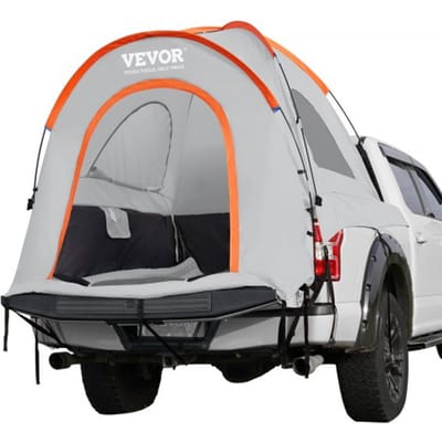 VEVOR Daktent voor op de vrachtwagen 160 x 165 x 170 cm, Dubbellaagse tent voor buiten, pick-uptrucktent, vrachtwagenbedtent, buiten, familiecamping, reisautotent, waterdichte autodaktent, achtertent, draagtas