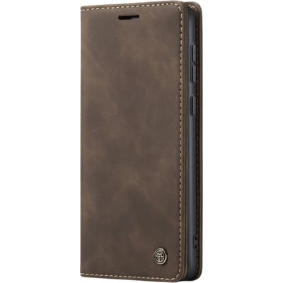 Caseme Samsung A55 Business Bookcase Hoesje Donkerbruin