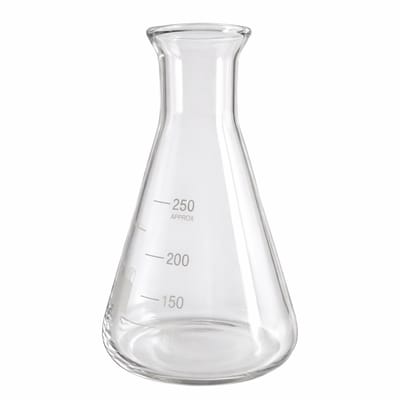 Erlenmeyer - Gegradueerd - Hittebestendig - 250 ml