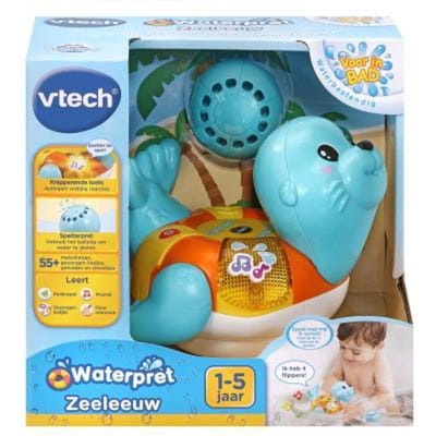 VTech Blub Blub Waterpret Zeeleeuw - Badspeeltjes - Badspeelgoed Baby - Vrolijke Zinnetjes en Melodietjes - 1 tot 3 Jaar