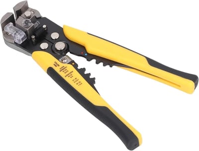Zelf Aanpassende Stripper - Draadstripper Knipper - Elektrisch Werk - 3-in-1 Functie - 10-24 AWG - Grijs