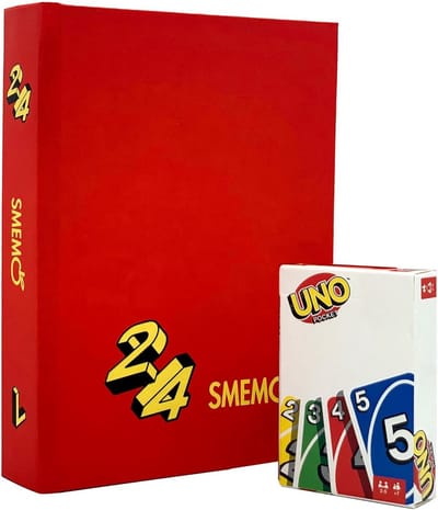 SnelShoppen - Smemoranda Uno Special Edition Schoolplanner 2023-2024, 16 maanden, grote schoolagenda met planner en stickers, zwart, 544 pagina's, for