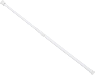 Spanstang - Telescopische stang - Ruimte organiseren - Installatie zonder boren - 30-110 cm - Wit