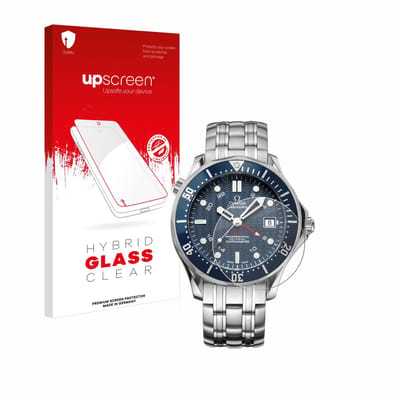 upscreen - Screenprotector voor Omega Seamaster Diver (41 mm) - Folie Beschermfolie Beschermglas transparant