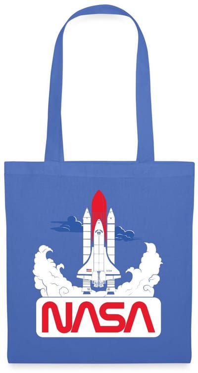 NASA Space Shuttle 3 Tas Van Stof Schoudertas