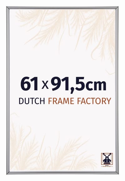 Fotolijst 61x91,5 cm - Kunststof - Zilver Hoogglans - Angers