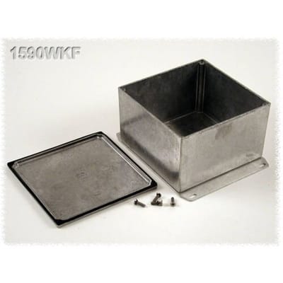 Hammond Electronics 1590WKF Universele behuizing 125 x 125 x 79 Aluminium Natuur 1 stuk(s)