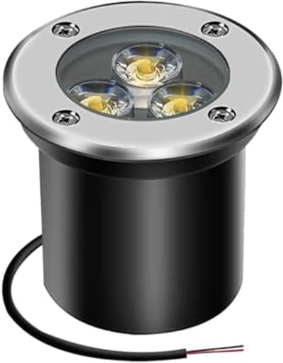 LED Grondverlichting 3W 12V/24V - Waterdichte Tuinverlichting voor Buiten - Perfect voor Oprit en Tuinpad - Warm Wit 3000K