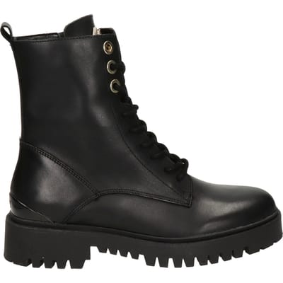 Guess Olone Veterboots - Laarzen Met Veters - Dames - Zwart - Maat 38