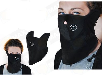 ISO Thermisch Masker - Zwart voor bvb : Skiën, snowboarden, Fiets / MTB, Outdoor sport bij koud weer / Outdoor sport bij koud wee