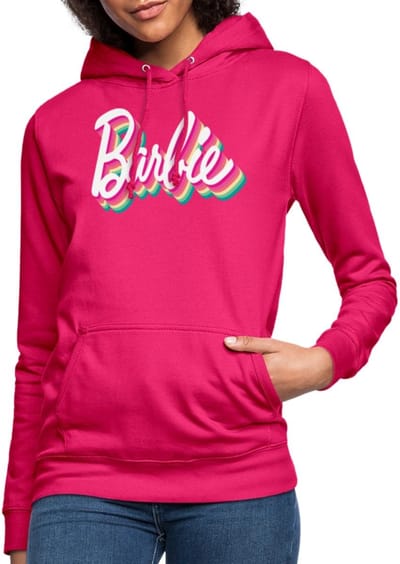 Barbie Kleurrijk Logo Hoodie Dames