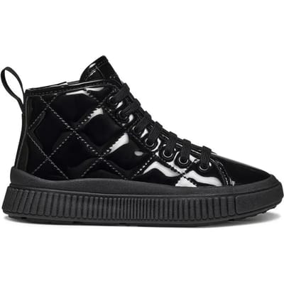 GEOX LAQUINNY MEISJES Sneakers - ZWART - Maat 35