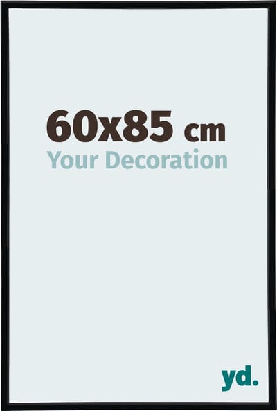 Your Decoration - Fotolijst 60x85 cm - Kunststof - Zwart Hoogglans - Annecy