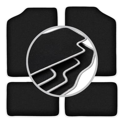 CARLUX-SILVER automatten voor: Renault 5 II hatchback (1986-1993)