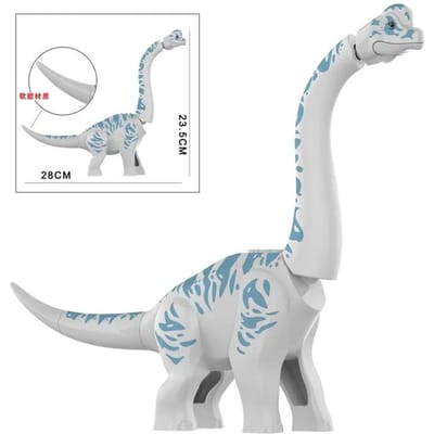 Mini Dinosaurus Figuren Kinderen Assemblage Bouwstenen Dinosaurus Model Bouwstenen Puzzel Speelgoed Dino Stenen Speelgoed grijze kleur