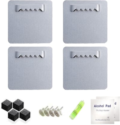 4 stuks autohaken, autohangers, fotohaken zonder boren, autohaken, zelfklevend, hang foto's op zonder boren, voor zware foto's, spiegelhouder, muur acrylglas, ophanging composietplaten van