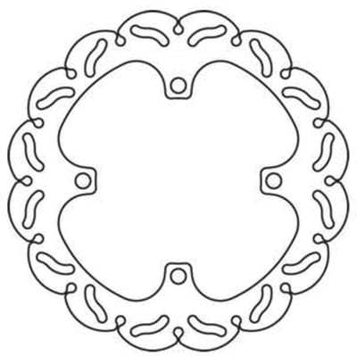 Remschijf TRW MST339RAC, 1 Stuk
