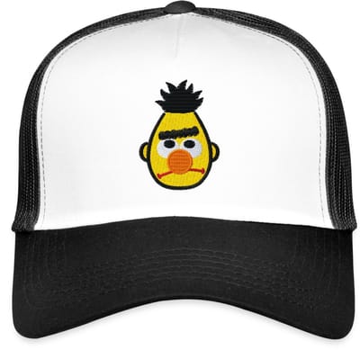 Sesame Street Bert Borduurwerk Trucker Cap