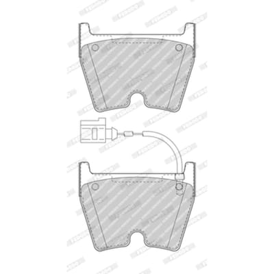 Remblokset FERODO FDB5023, voor