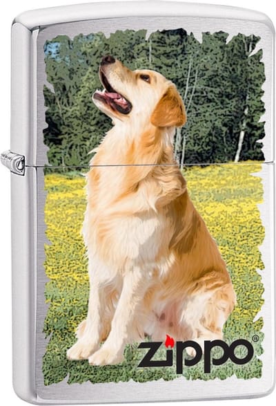 Aansteker Zippo Golden Retriever