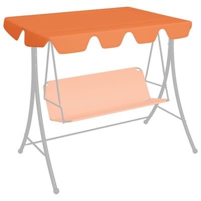 vidaXL - Vervangingsluifel - voor - schommelbank - 150/130x105/70 - cm - oranje