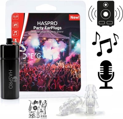 Haspro Ear Plugs, comfortable earplugs, oordoppen, music festival oordopjes, muziekliefhebbers