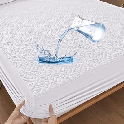 Cosensi- Matrasbeschermer Waterdicht - Hoeslaken 90 x 200 cm - Ademend - Luxe Matrashoes - 3-in-1 - Zacht en Warm