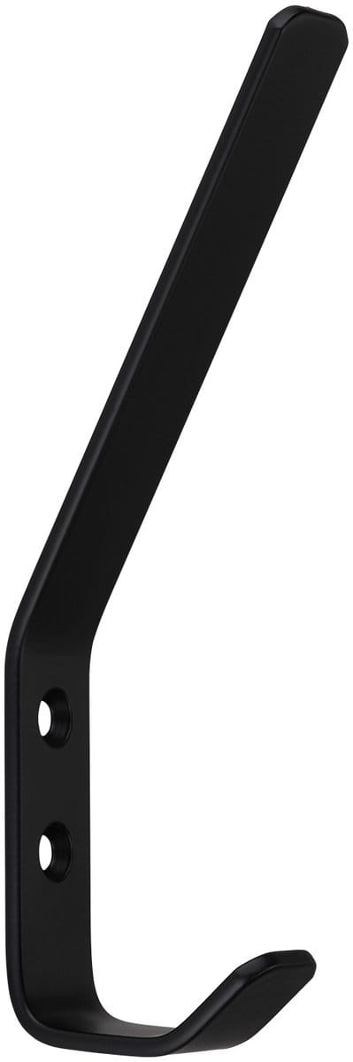 Kapstokhaak ALBA echt roestvrij staal 150 x 20 mm zwart Kapstokhaken van SOTECH