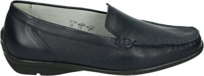 Waldlaufer - 431000 H-Harriet - Instappers - Kleur: Blauw - Maat: 41
