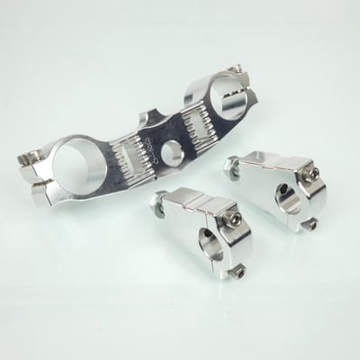 Té de fourche alu Kyoto pour moto Kawasaki 85 Kx Petites Roues 2001 à 2004 Neuf