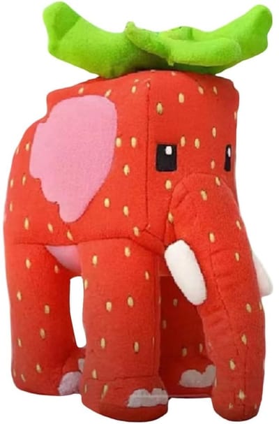 carmdering - Pluche Knuffel - Pluche Speelgoed - Humoristisch Cadeau - Set van 2 (olifant), superzacht pluche - Perfect voor bureau, boekenplank of tafel - Geschikt voor thuis, kantoor en feesten - Stressverlagend, decoratief en hilarisch