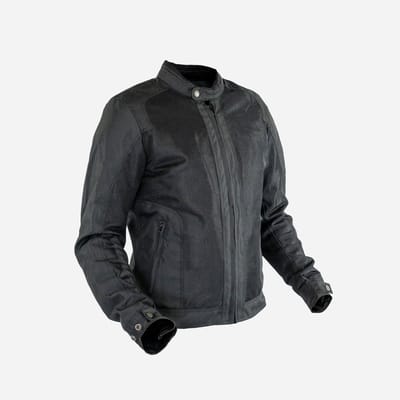 Helstons Stoner Tissu Mesh Jas Man Zwart - Jas