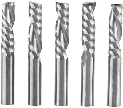 Dailygoods- Frezen Set van 5 Stuks - 6mm Snijkant - Wolfraamcarbide