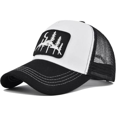 Lente Zomer Hoge Kwaliteit Mesh Baseballpet Voor Unisex Verstelbaar Katoen Mode Hip Hop Streetwear Outdoor Sportpet Snapback 54-60cm white
