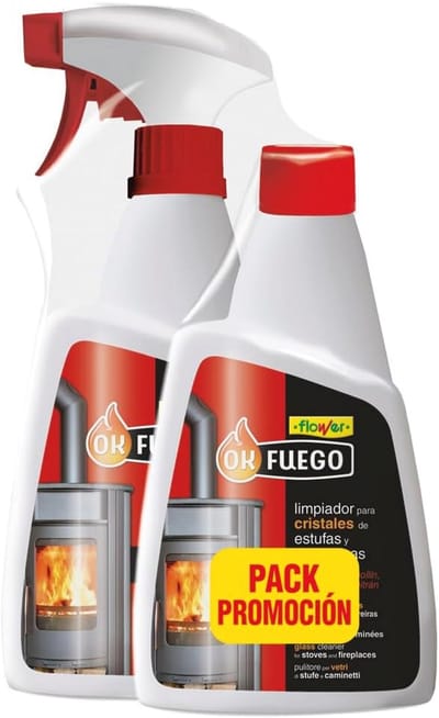 Fornuis en open haard onderhoudsreiniger 500 ml - 2 stuks